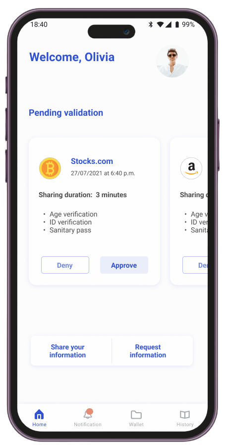 ShareID project screenshot 2