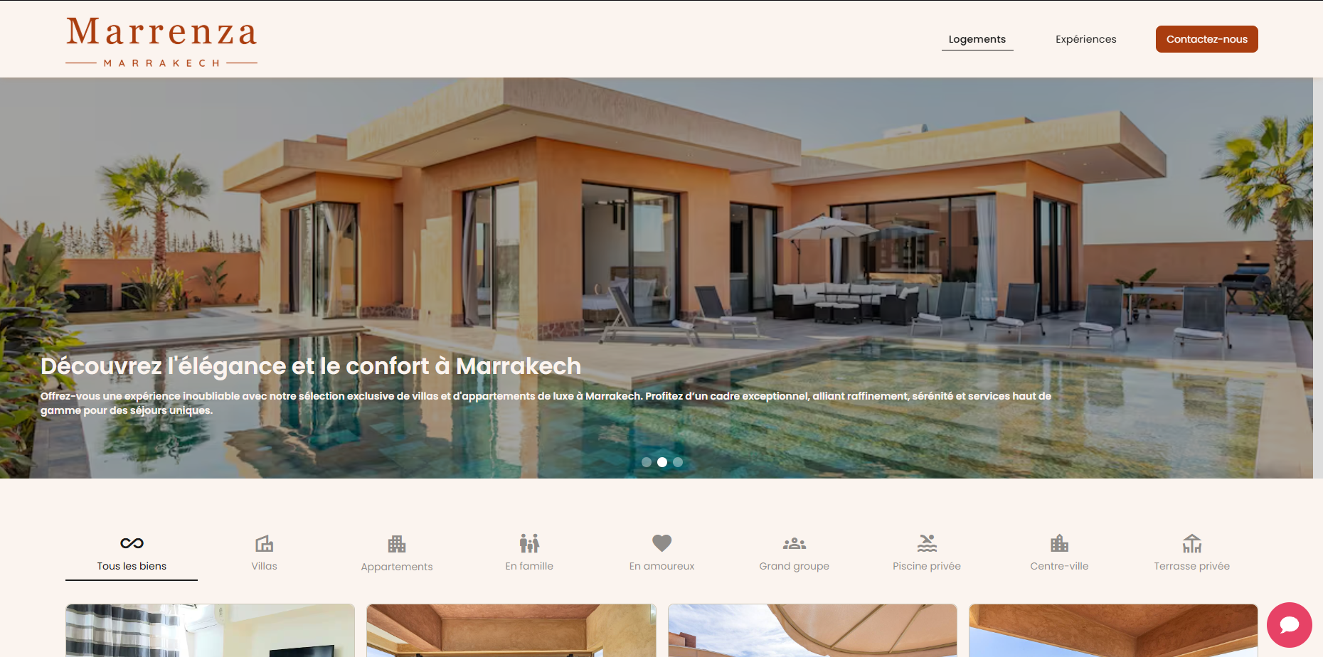 Marrenza project screenshot 1